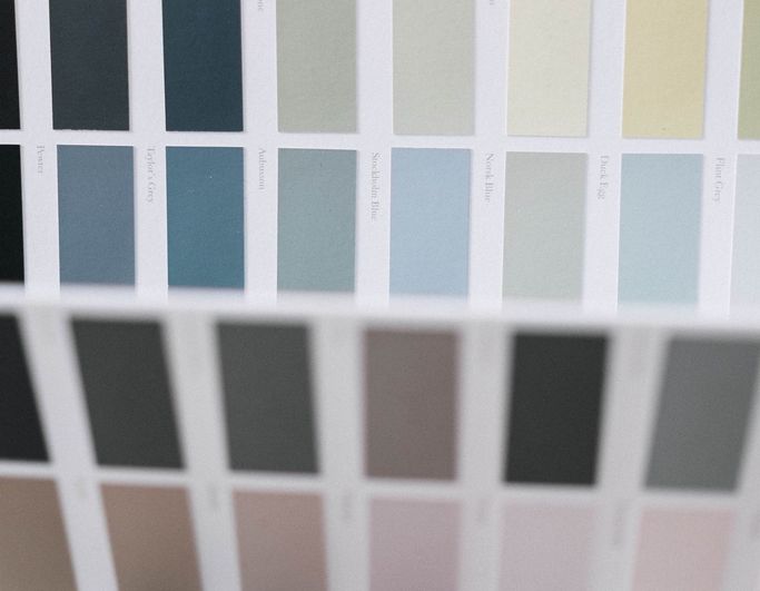 Nuancier de couleurs de peinture